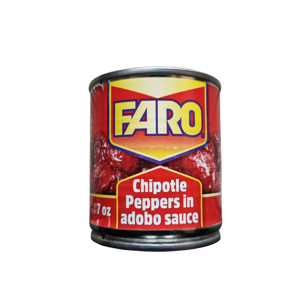 Faro Chipotles Peppers in Adobo Sauce - Savustetut Chilit Tomaattikastikkeessa 198g