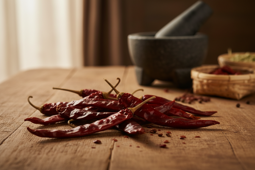 Guajillo Chili - Kuivattu Mirasol Paprika 50g